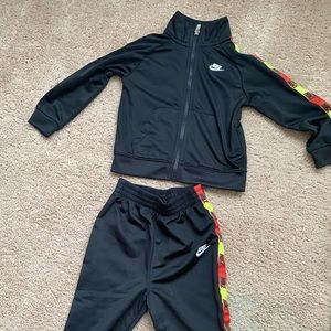 Nike toddler track suit. Zip jacket and jogger style pants